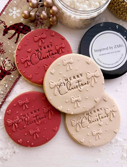 Acrylic Rolling Pin - Bows, Hearts and Polka Dots