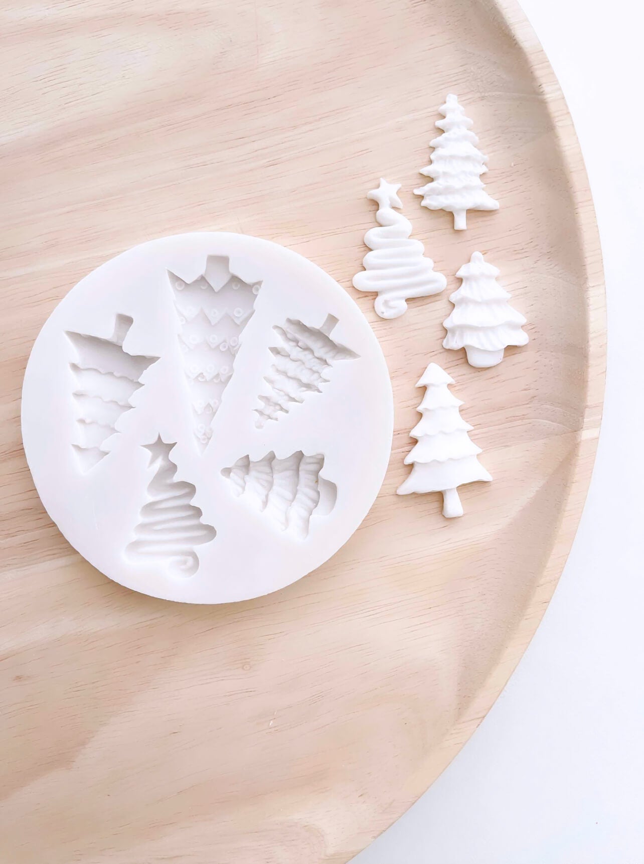 Assorted Christmas Trees Silicone Mould