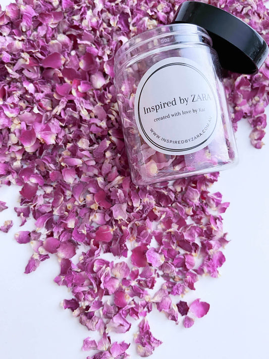 Organic Pink Rose Petals